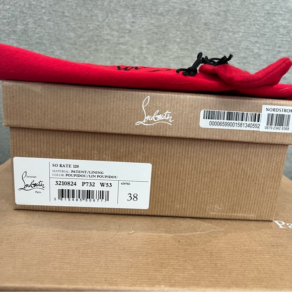 Christian Louboutin So Kate Pointed Toe Pumps 120mm hot pink heels 38 - Picture 6 of 7